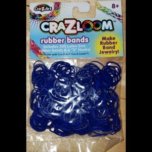 NIB Cra-Z-Art Cra-Z-Loom Rubber Bands (300) Navy